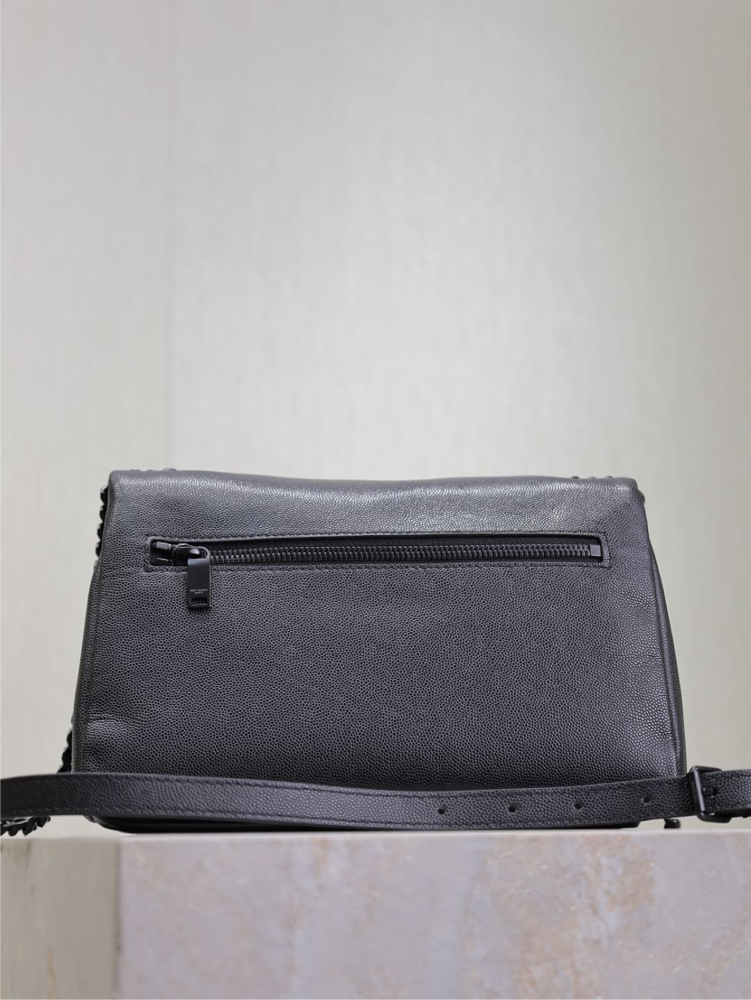 WEST HOLLYWOOD SMALL BAG 24 IN BLACK CALFSKIN BLACK HARDWARE