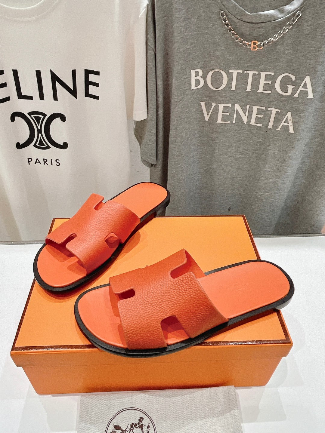 IZMIR SANDAL ORANGE LAMBSKIN