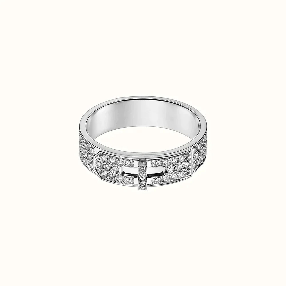 KELLY SILVER DIAMOND RING