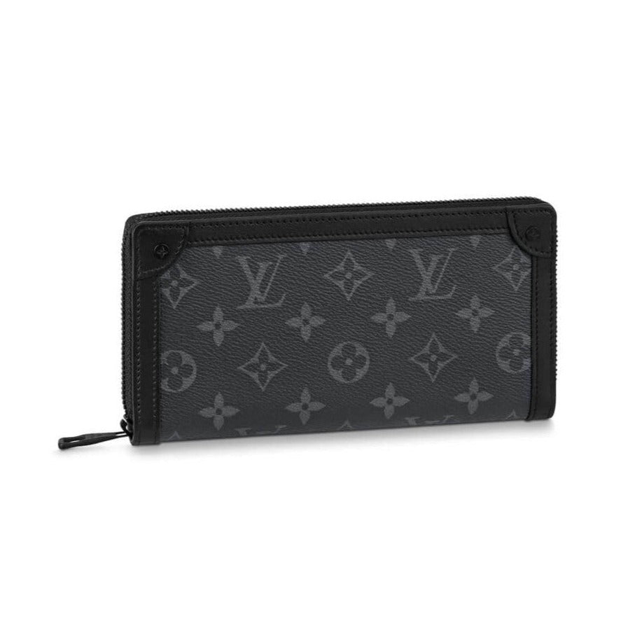 TRUNK ZIPPY WALLET 19.5 BLACK MONOGRAM CANVAS