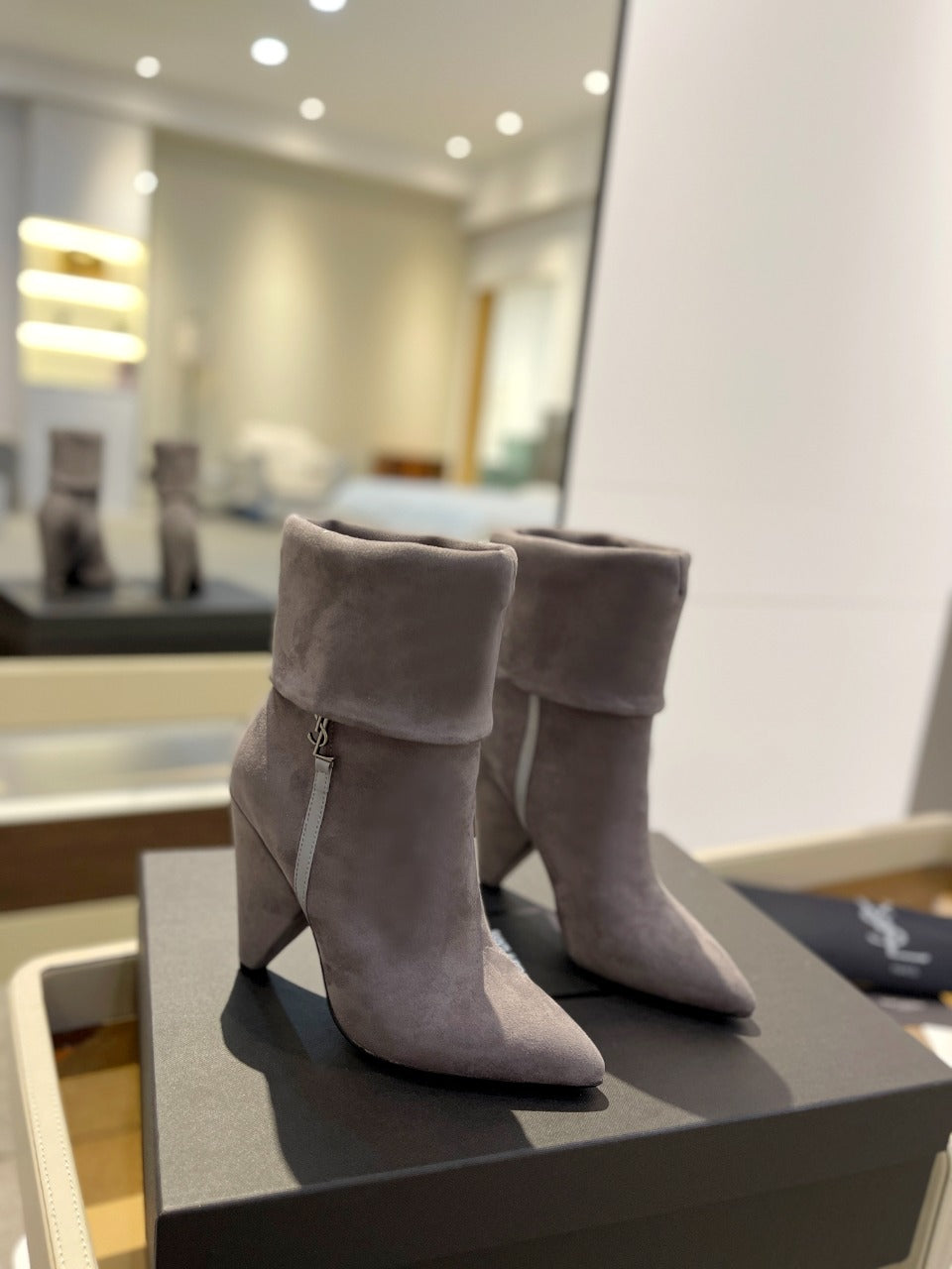 SL NIKI BOOTIES BRICK SUEDE