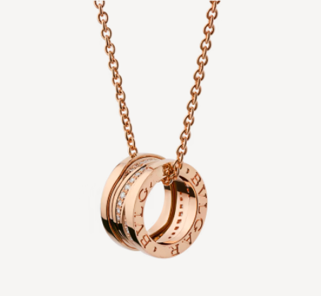 ZERO 1 PINK GOLD NECKLACE DIAMOND