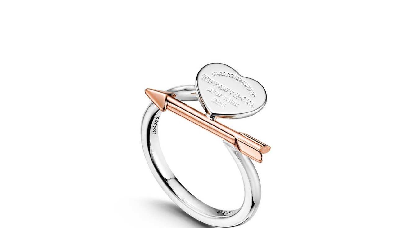 LOVETRUCK HEART AND ARROW RING