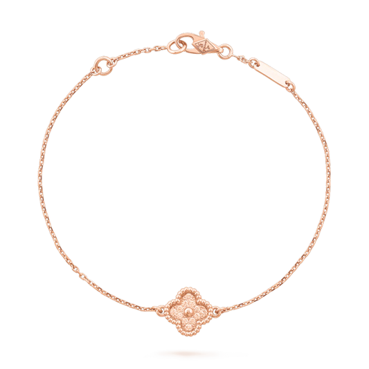 CLOVER PINK GOLD BRACELET