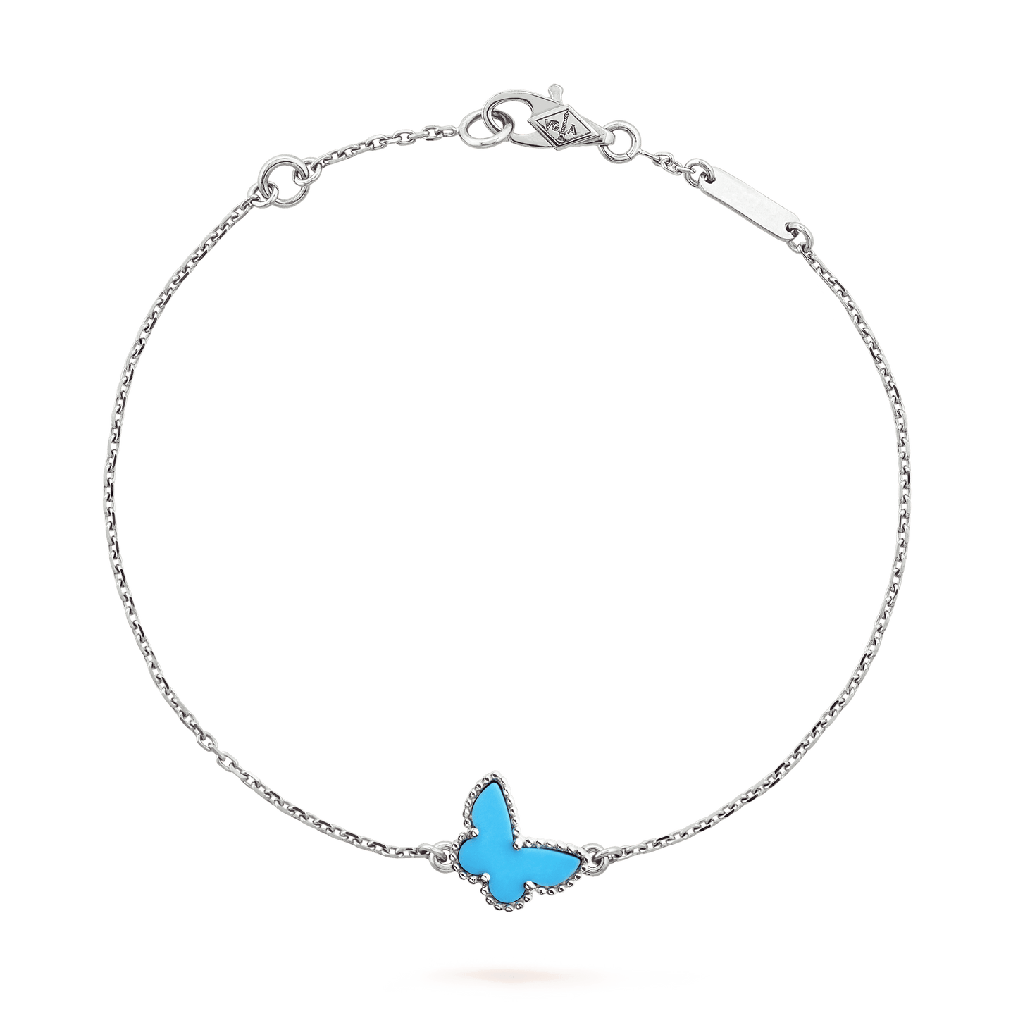 BUTTERFLY TURQUOISE SILVER BRACELET