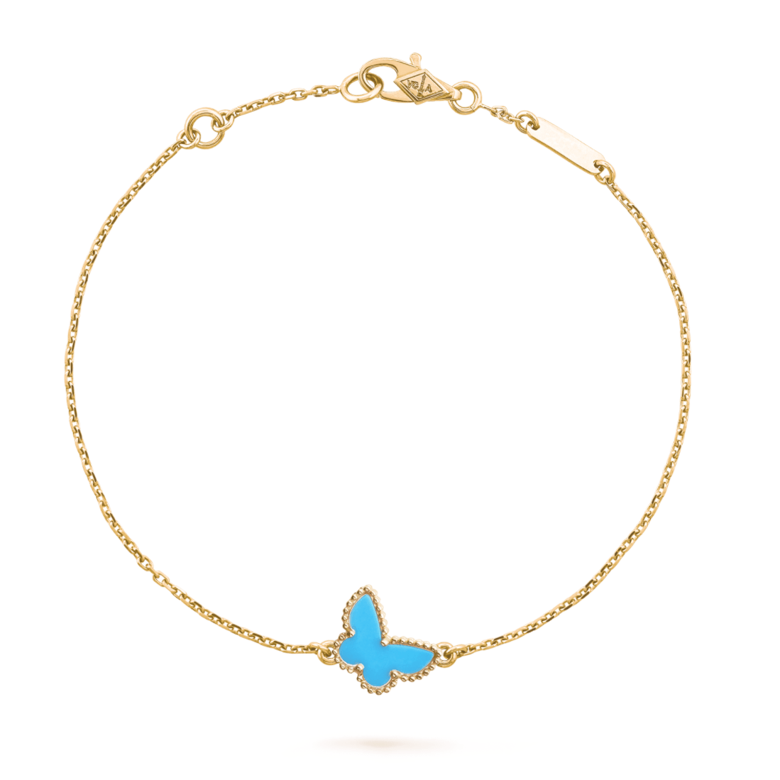 BUTTERFLY TURQUOISE GOLD BRACELET