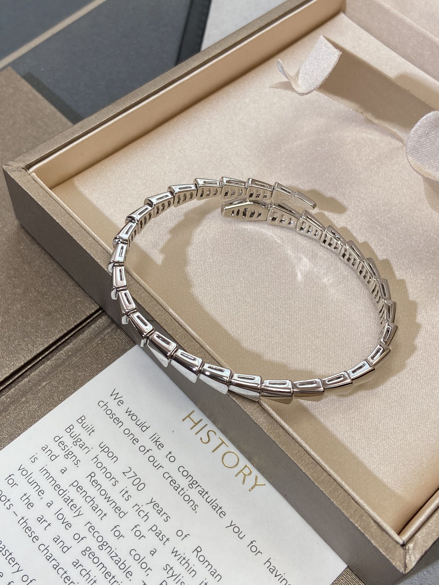 SERPENTI VIPER SILVER BRACELET