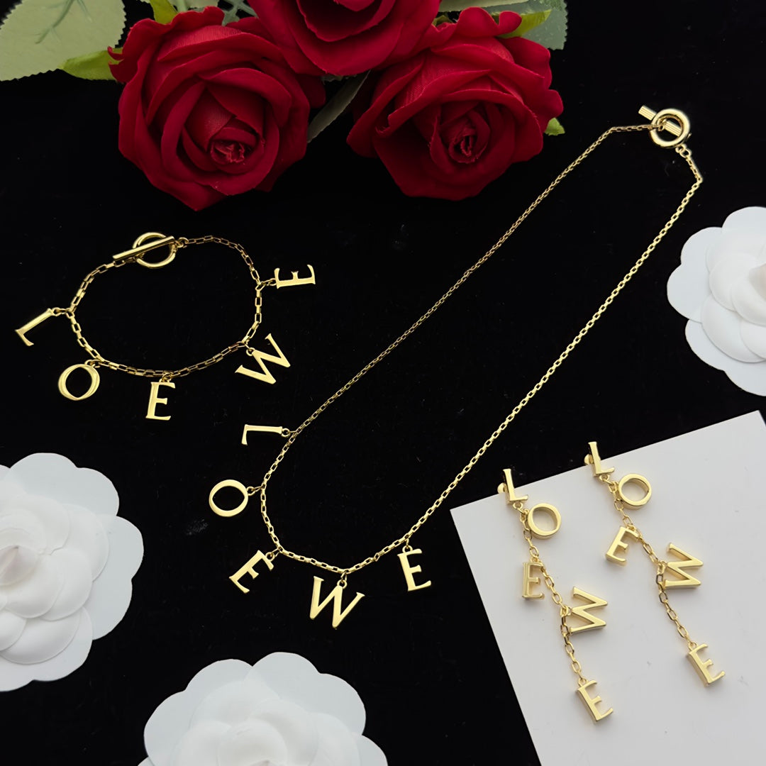 LOEW LOGO NECKLACE