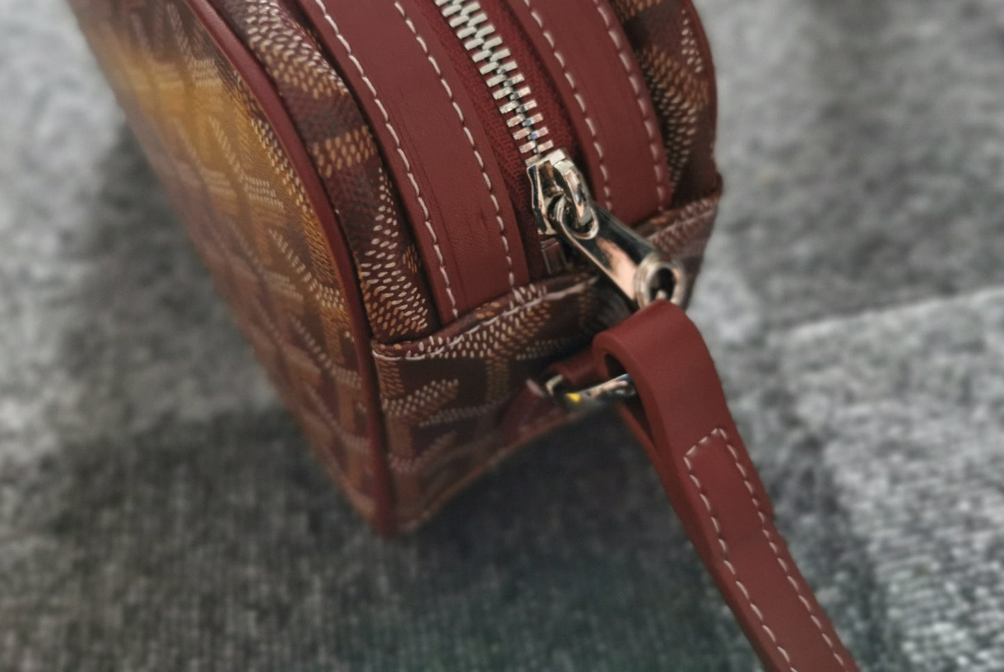 CAP-VERT PM BAG 23X8X14CM BURGUNDY CANVAS