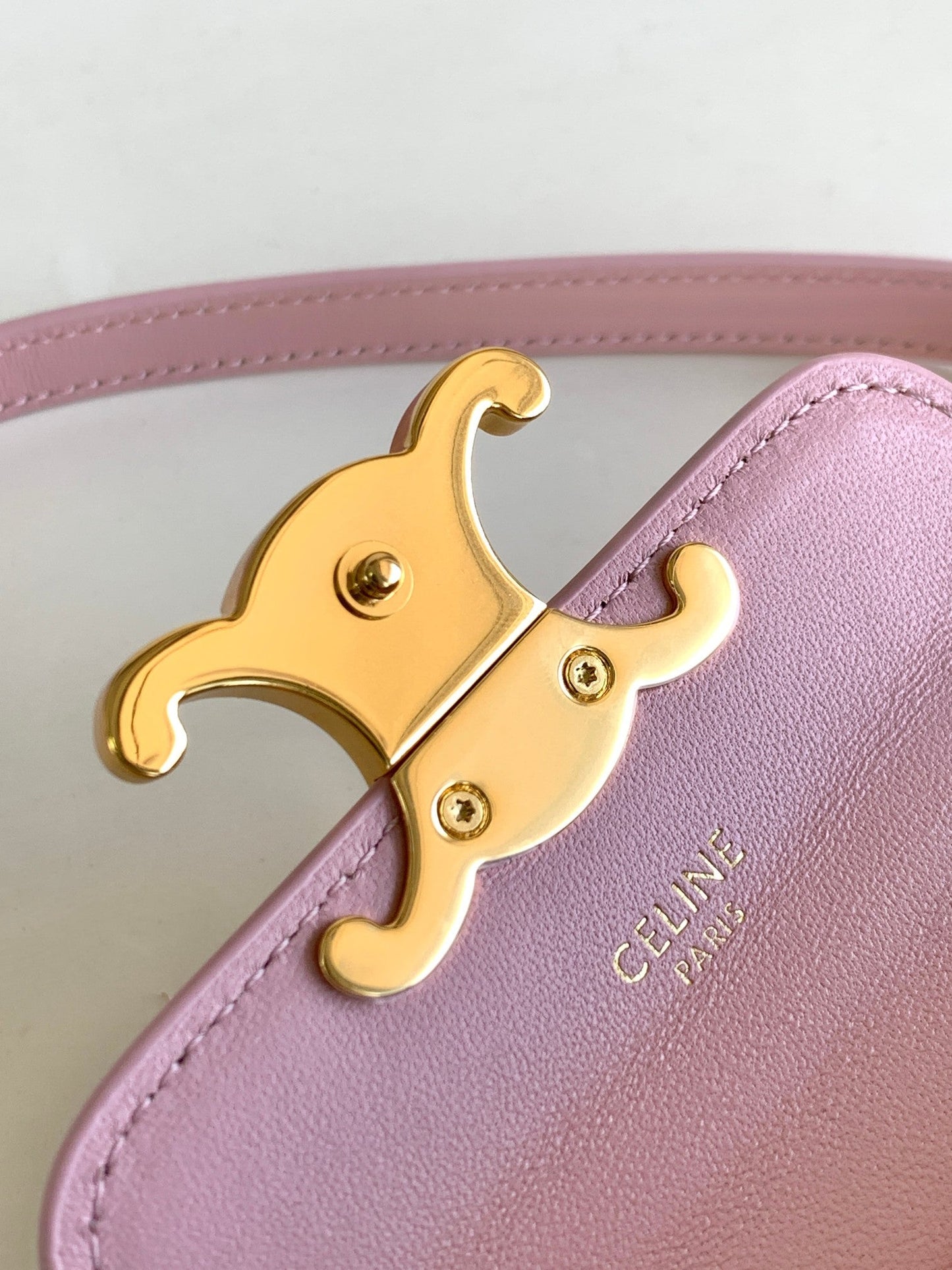 TEEN TRIOMPHE 11CM LIGHT PINK CALFSKIN