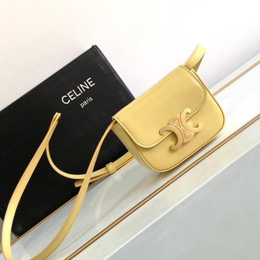 TEEN TRIOMPHE 11CM YELLOW CALFSKIN