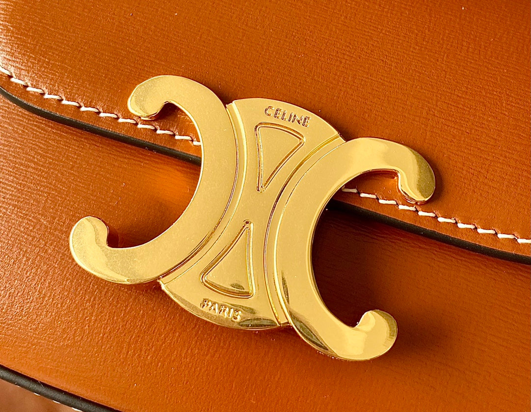 TEEN TRIOMPHE 11CM ORANGE CALFSKIN