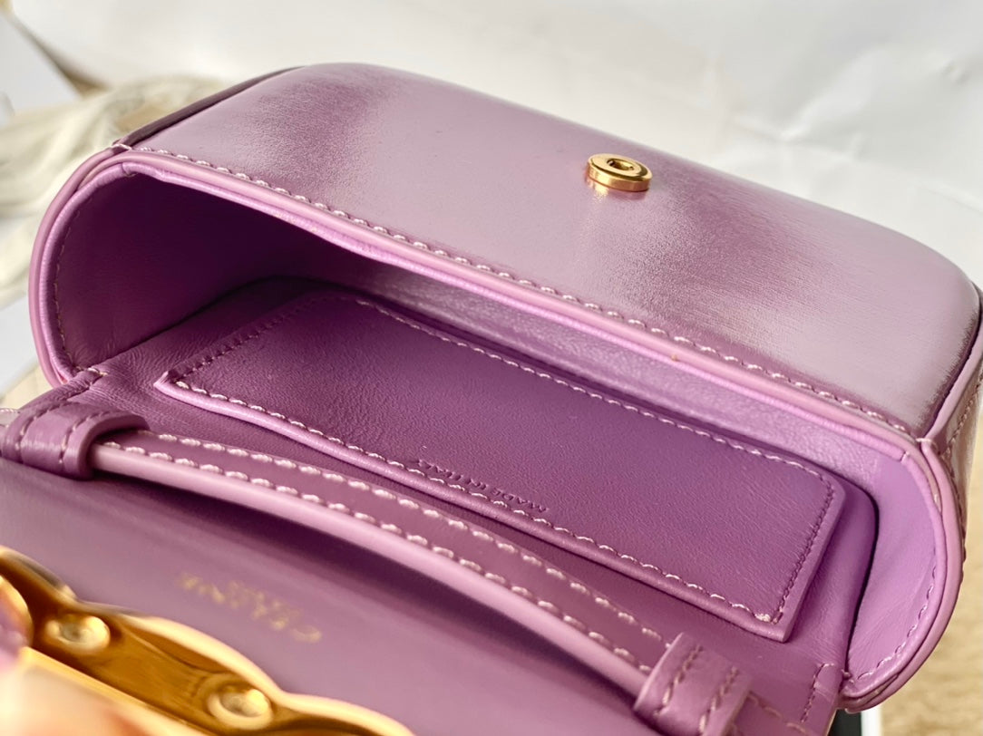 TEEN TRIOMPHE 11CM PURPLE CALFSKIN