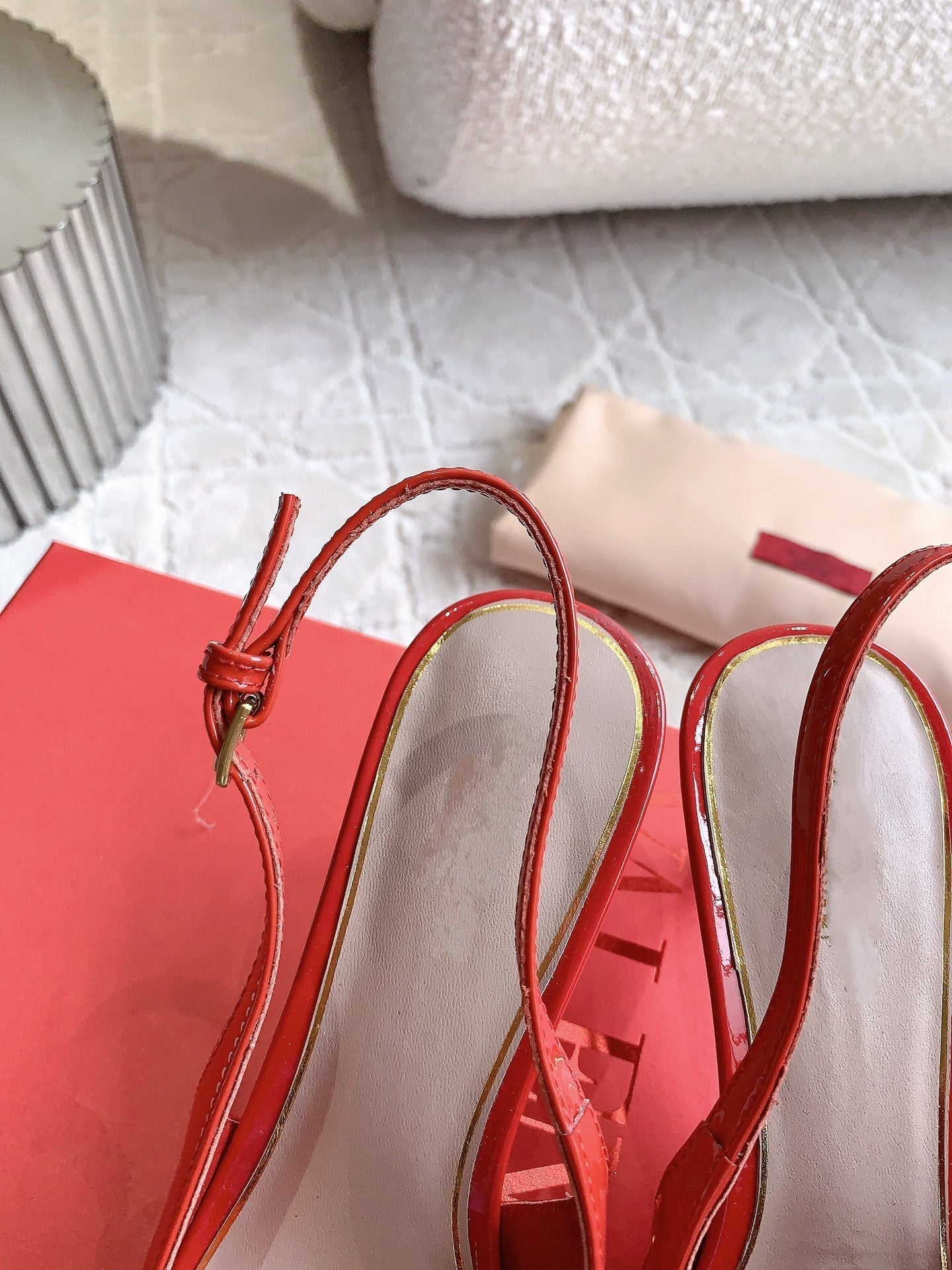 Vlogo Slingback Pump 65MM Shiny Red