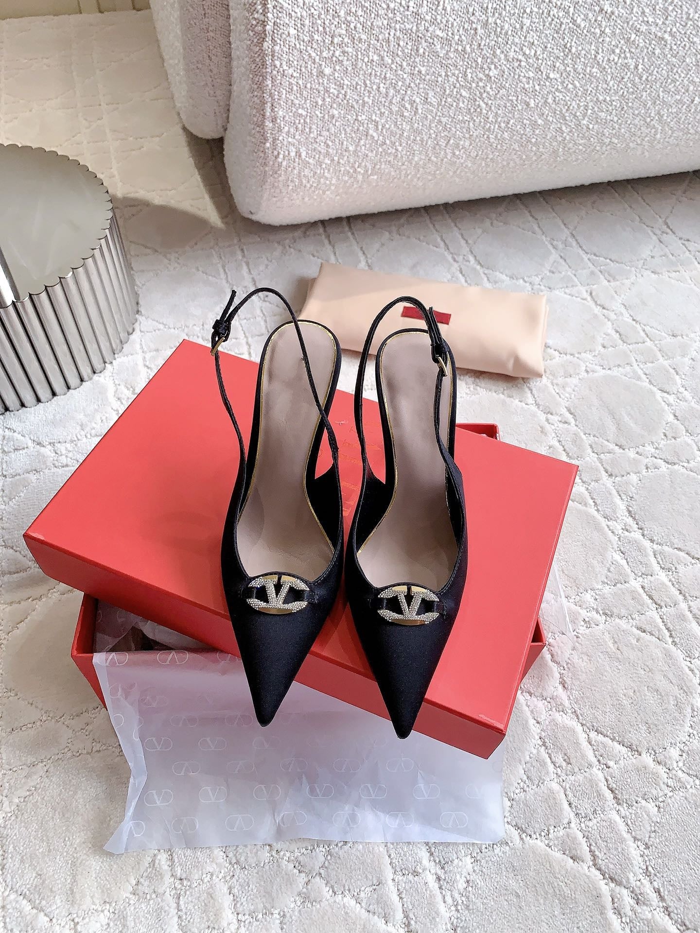 Vlogo Slingback Pump 90MM Black