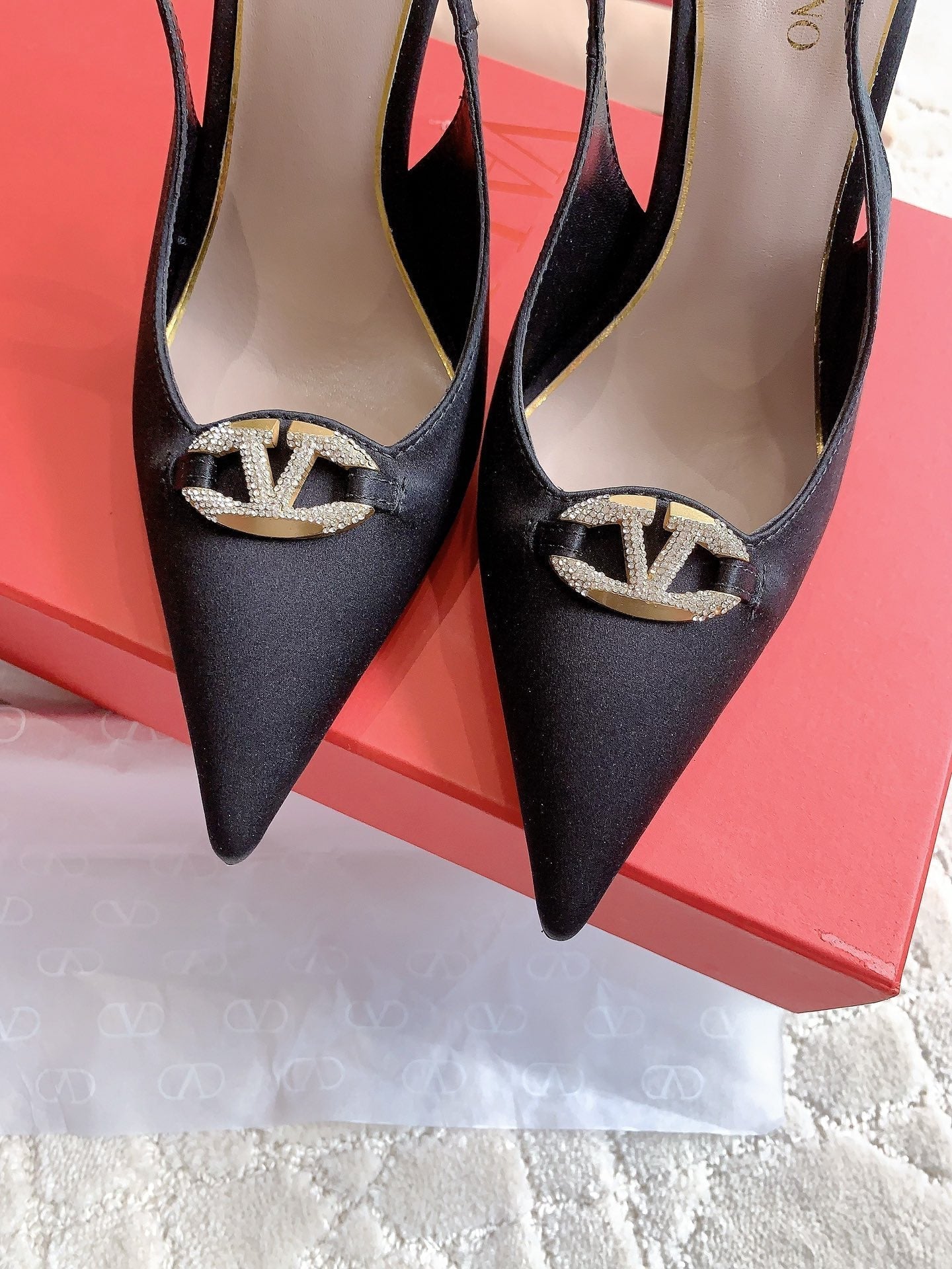 Vlogo Slingback Pump 90MM Black