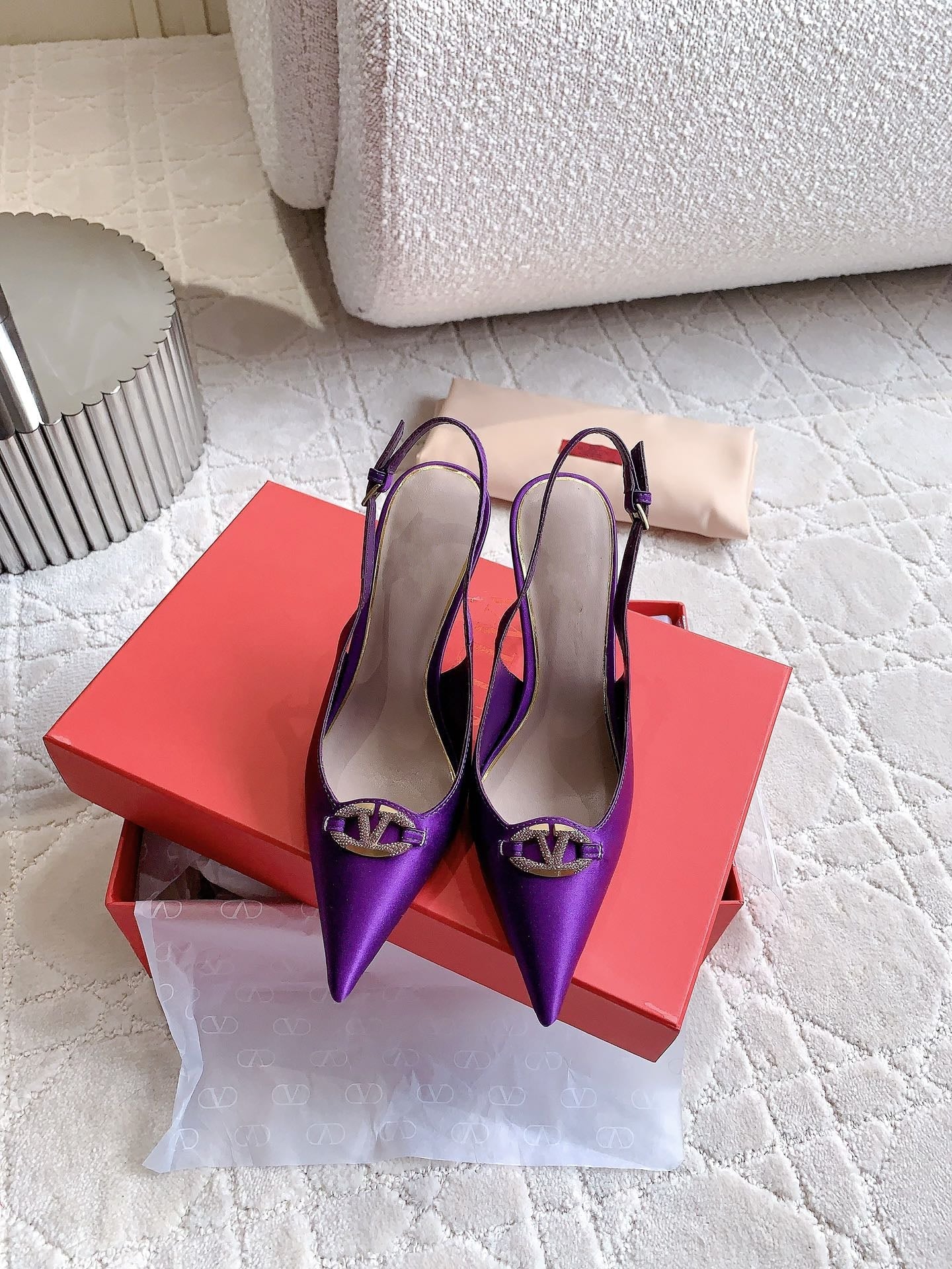 Vlogo Slingback Pump 90MM Purple