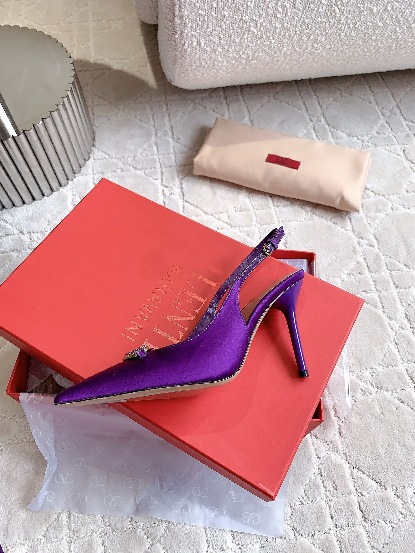 Vlogo Slingback Pump 90MM Purple