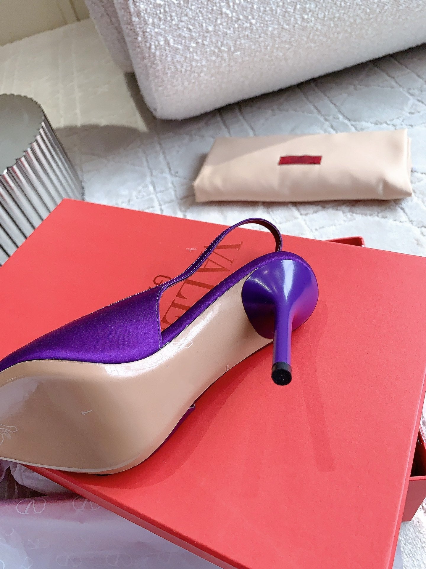 Vlogo Slingback Pump 90MM Purple