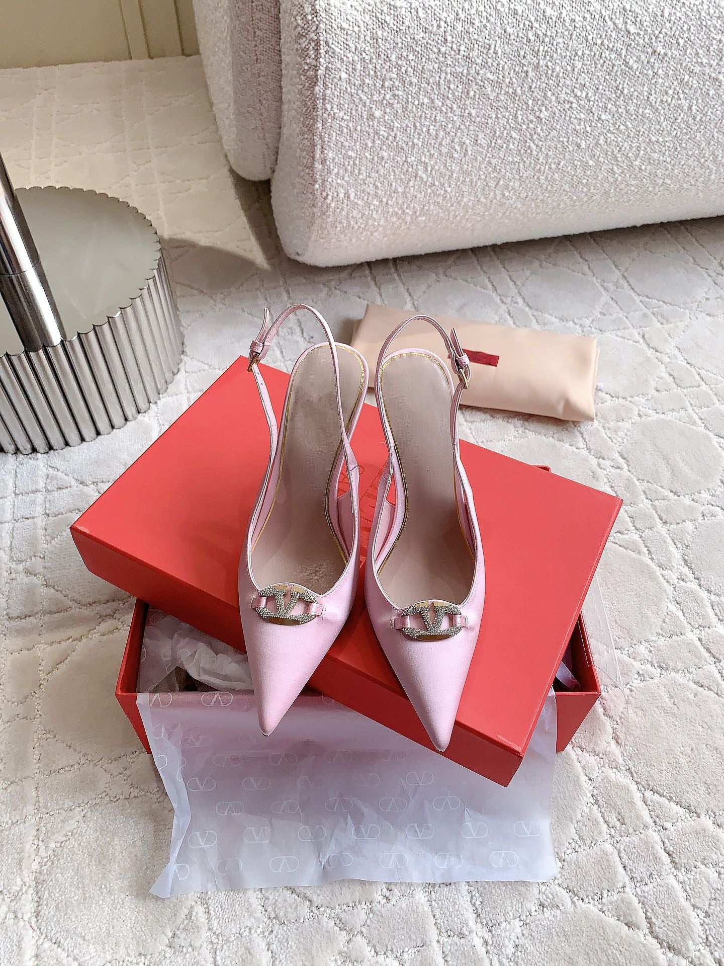 Vlogo Slingback Pump 90MM Pink