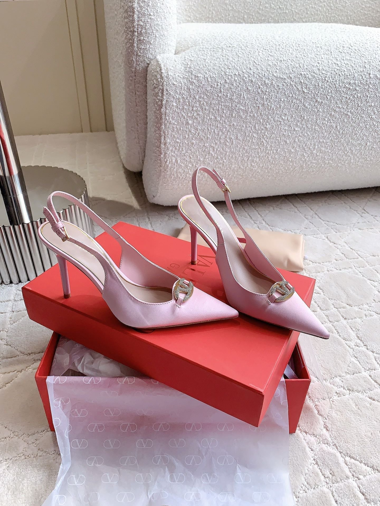 Vlogo Slingback Pump 90MM Pink