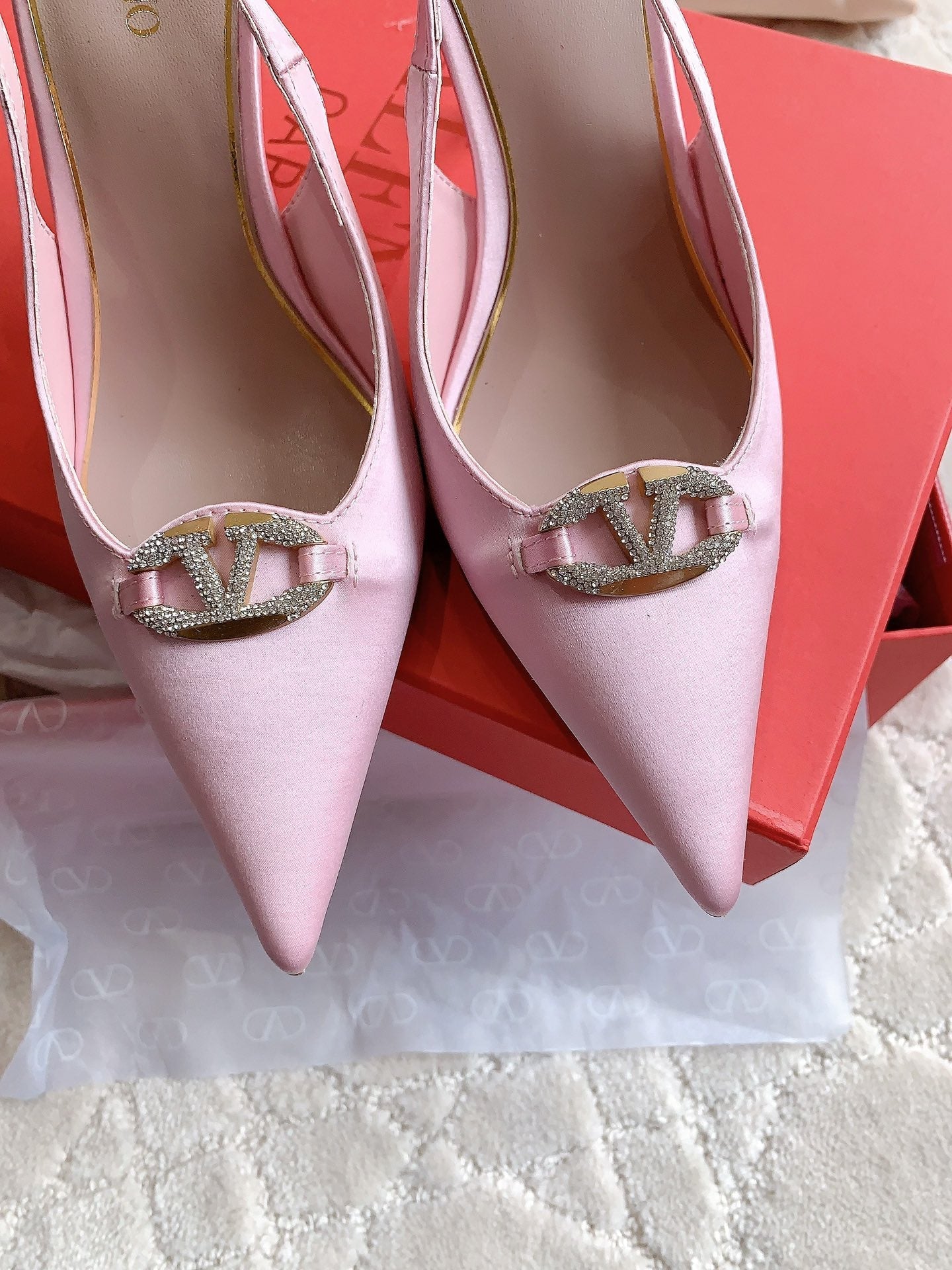 Vlogo Slingback Pump 90MM Pink