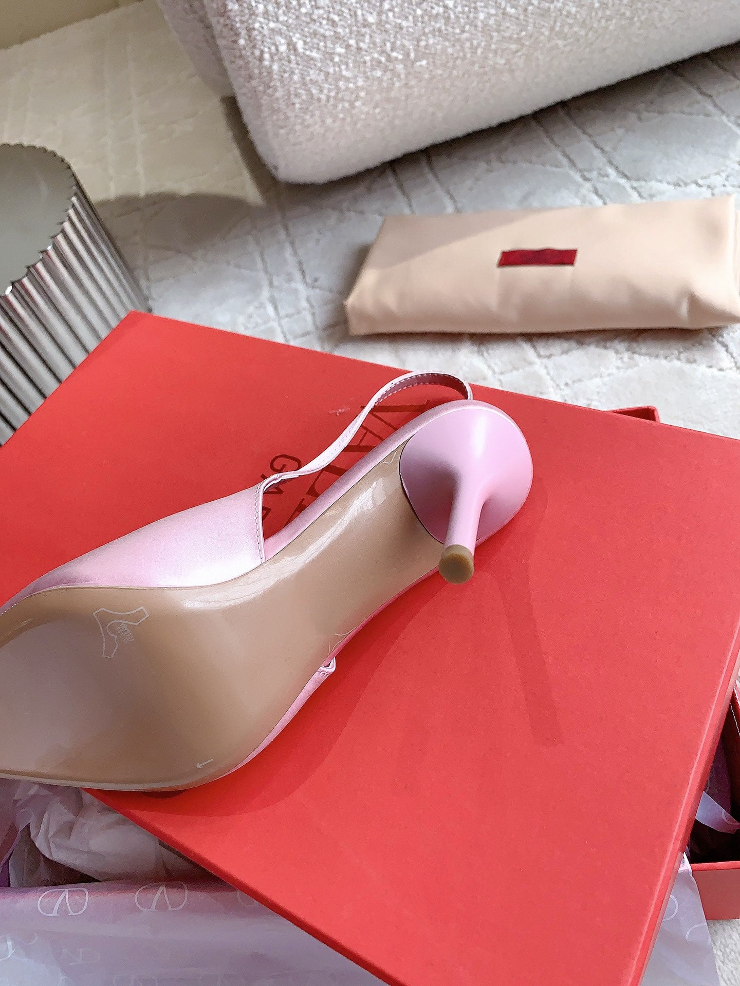 Vlogo Slingback Pump 90MM Pink